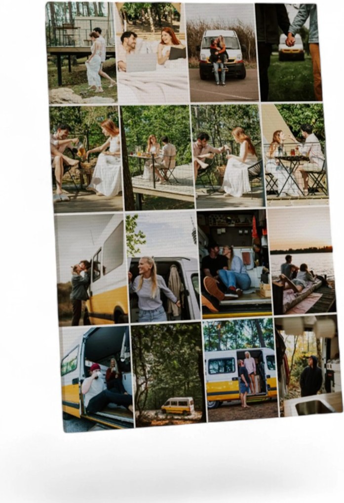 Fotó-vászonkép Az Ön fotója 30x40 Kollázs Kreátor Minta 16 Fotó