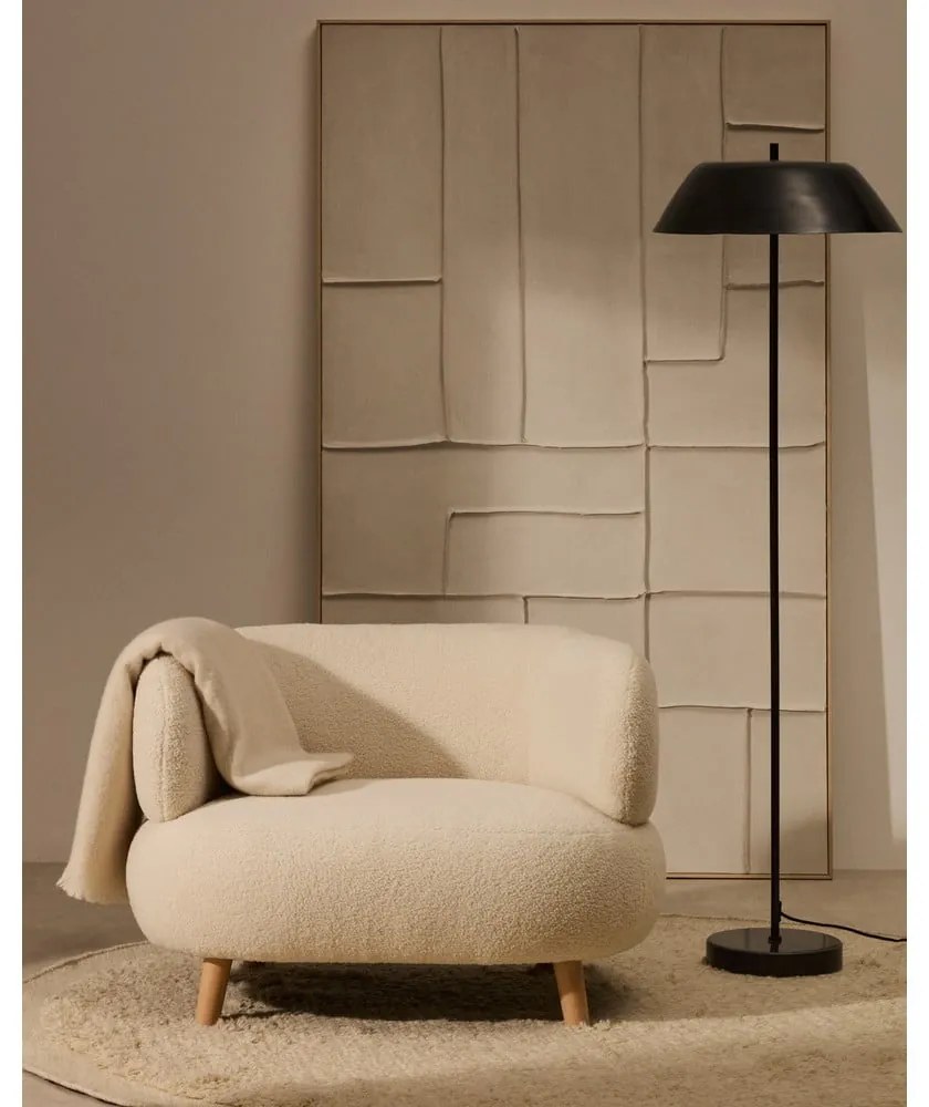 Bézs buklé fotel Luisa – Kave Home