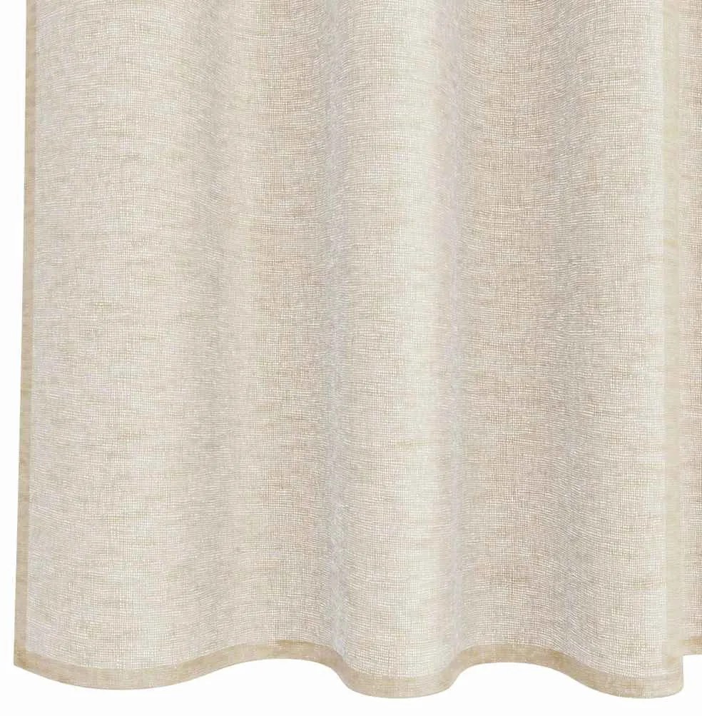Függönyök függönyökkel 2 pcs Homokszín 140x140cm Poliészter