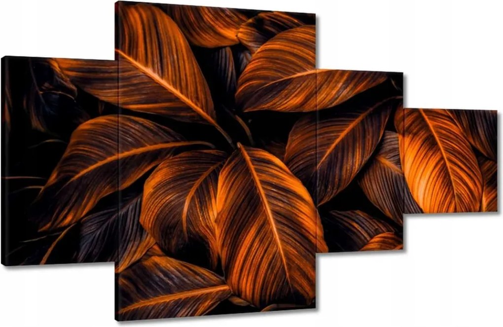 Vászonkép 130x80 Narancssárga levelek