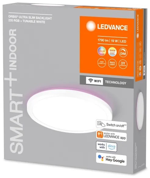 Ledvance - LED RGBW Dimmelhető mennyezeti lámpa SMART+ ORBIS LED/19W/230V Wi-Fi