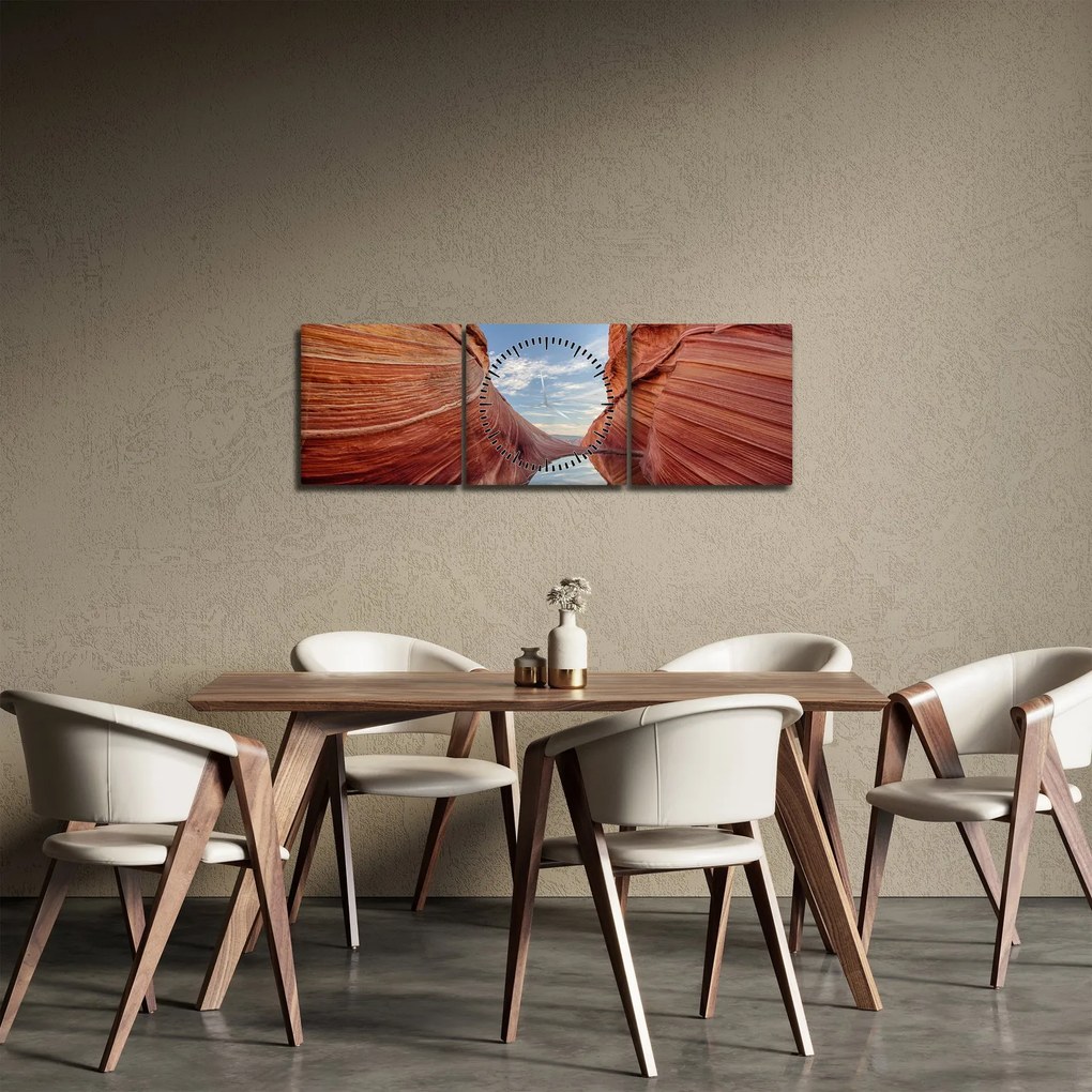 Kép - Vermilion Cliffs Arizona (órával) (90x30 cm)
