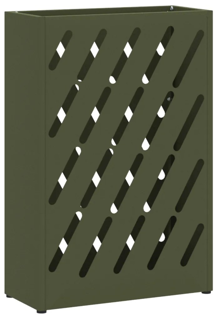 Olívazöld Ernyőtartó - 28x12x41 cm Acél