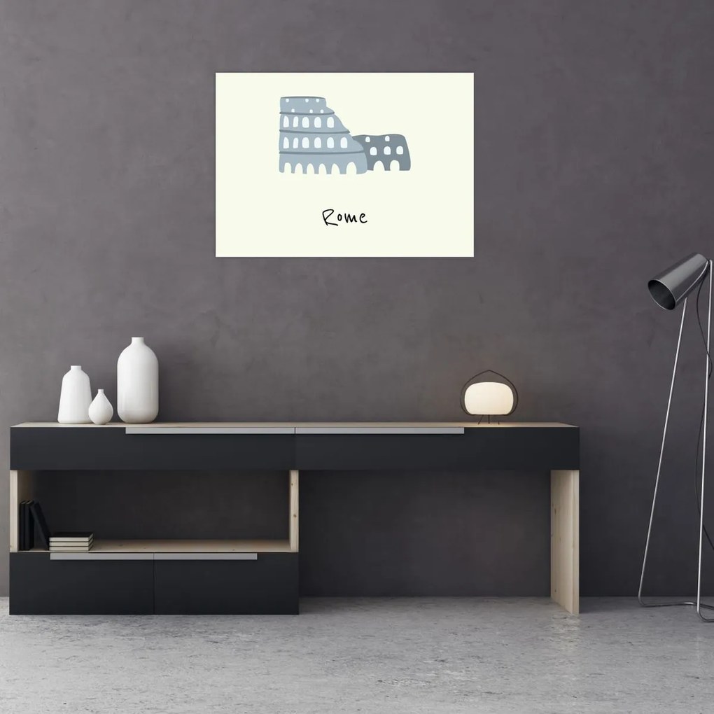 Üveg kép - Európa városai N⁰2 (70x50 cm)