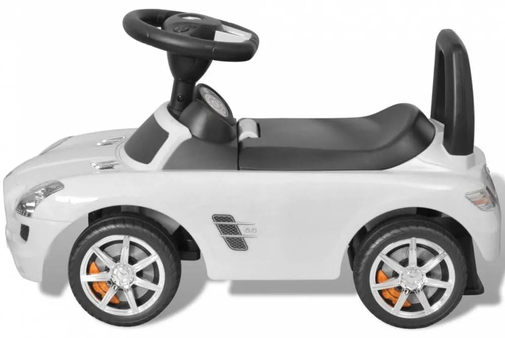 Mercedes benz toló gyerekek autó fehér