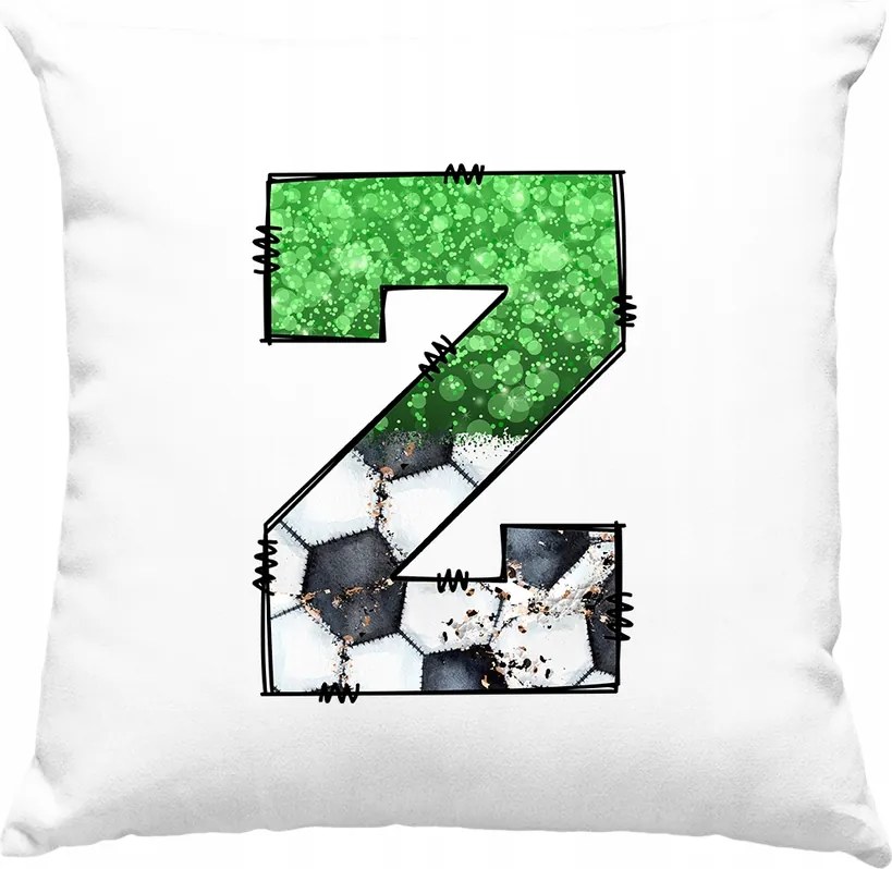 Párna Labda Ábécé betű Fehér