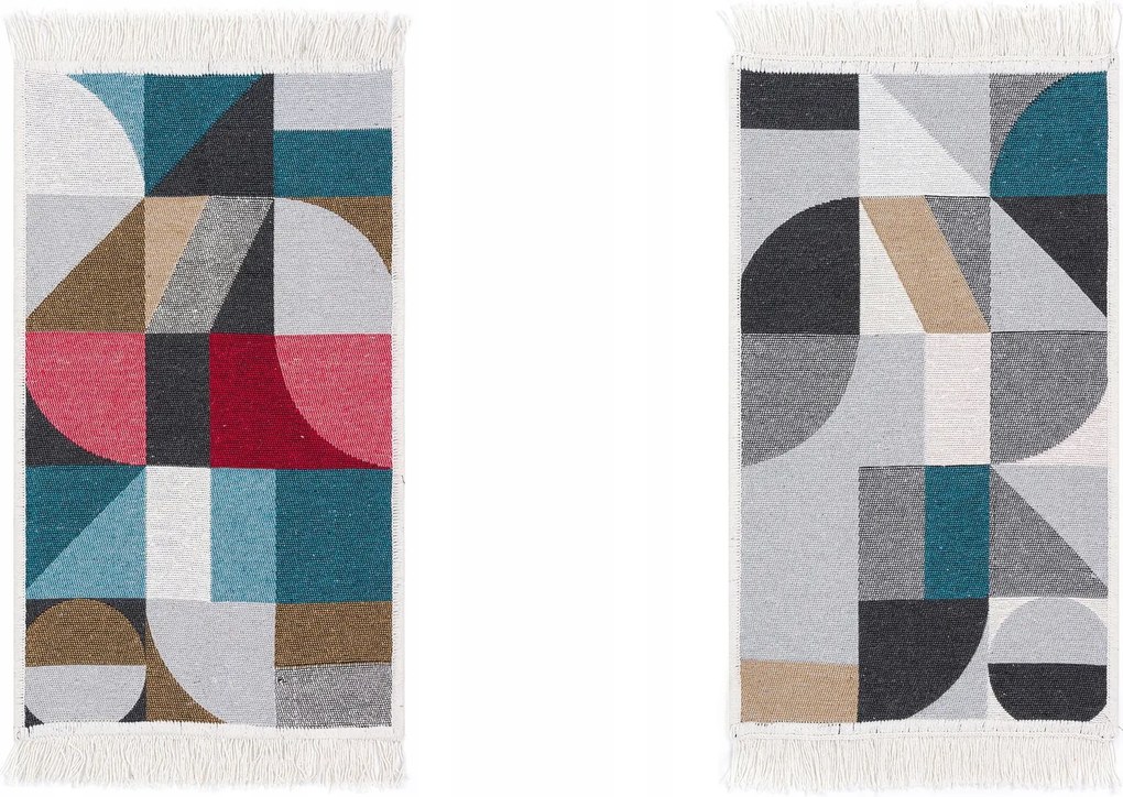 Kétoldalas Színes Szőnyeg Fürdőszoba Konyha Rojtok Orient 40x70cm