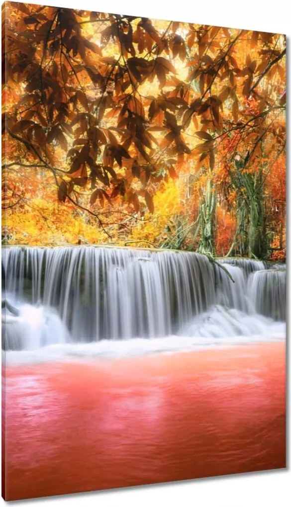 Vászonkép 80x120 Őszi vízesés