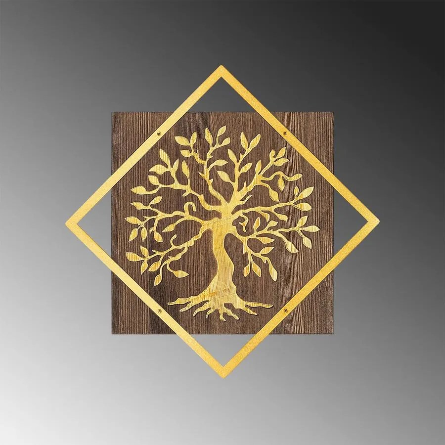 Fa fali dekoráció, Tree v2 - Arany