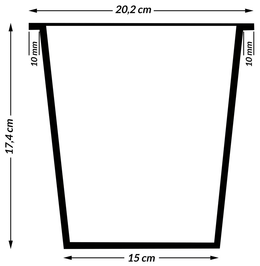 Casaria® Virágtartó 95x27x60 cm szürke - 4 edény