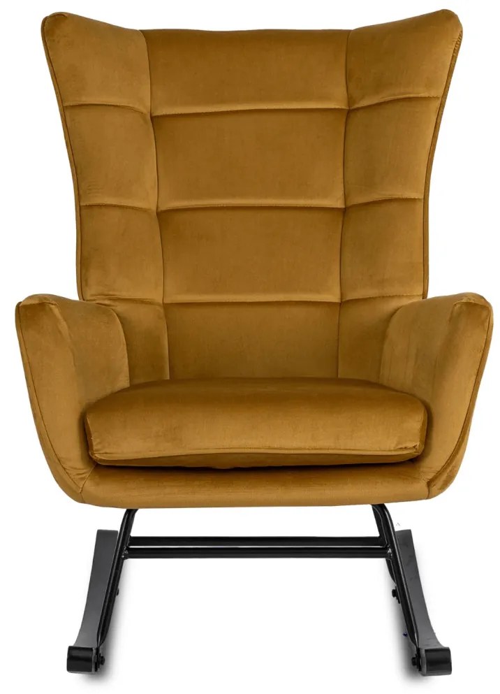 Hintafotel Mustár Bársony Kárpittal. JACKSON