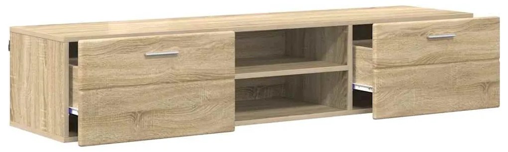 TV szekrény fiókkal sonoma tölgy 150 x 39 x 30 cm Faanyag