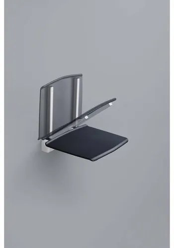 GELCO GS120G 32,5 x 32,5 cm-es, összecsukhatózuhanyszék, sötétszürke