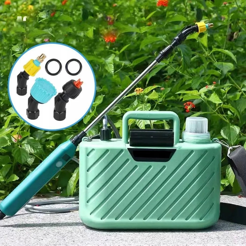 5L-es Háti permetező állítható fúvókával és teleszkópos 2400mAh lándzsával