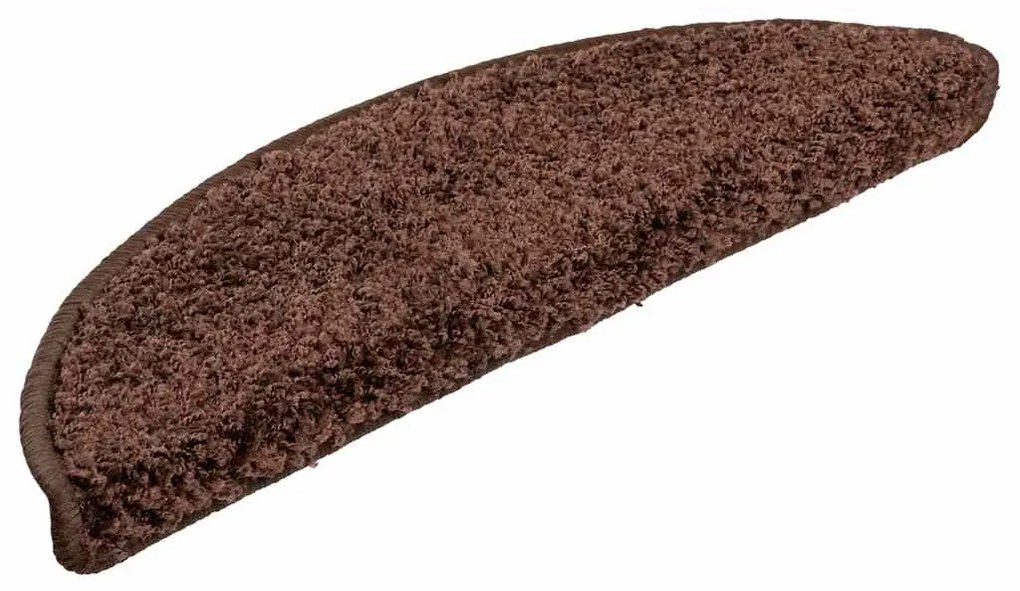 20 db barna lépcsőszőnyeg 56 x 17 x 3 cm