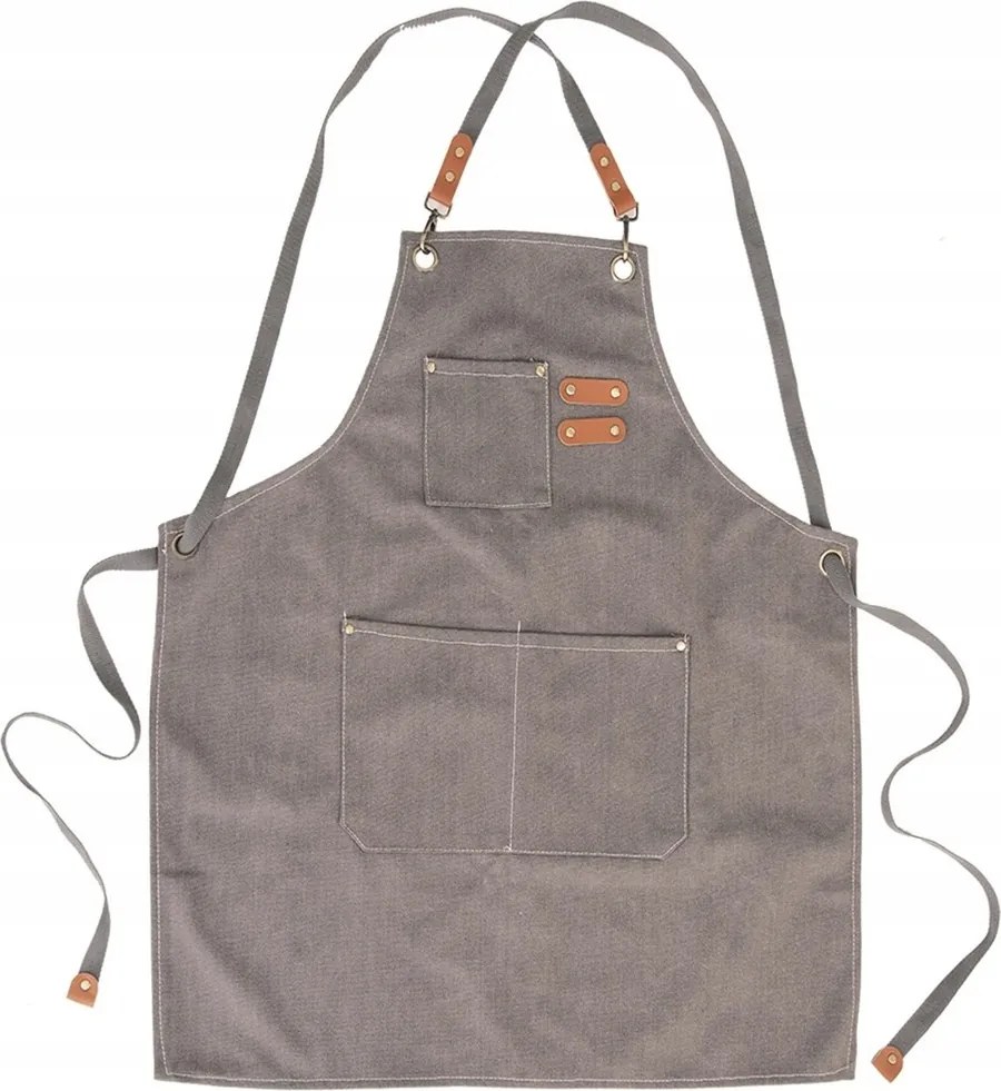 Női Konyhai Kötény Férfi Univerzális Kötött Zsebes Kötény