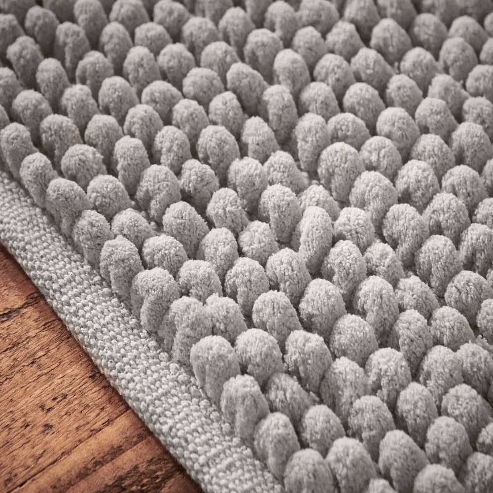 Szürke fürdőszobai kilépő 50x120 cm Aspen Bobble – Bianca