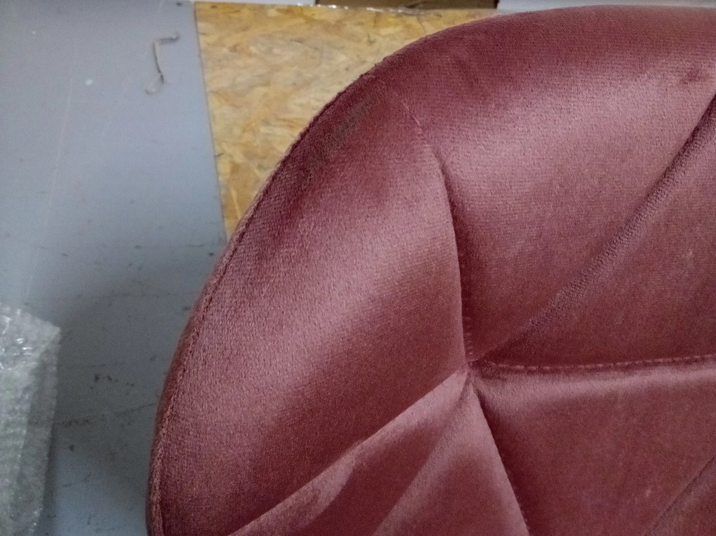 AKCIÓ Sötét rózsaszín irodai szék AVOLA VELVET II. osztály