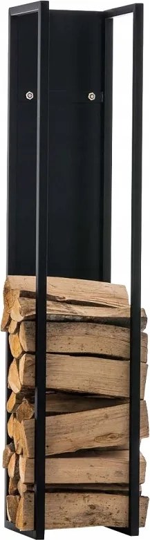 Spark tűzifa tartó állvány 100 cm Fekete