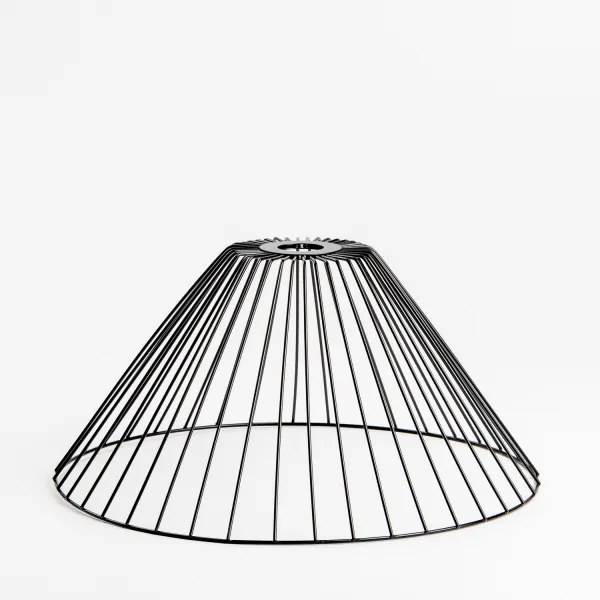 CURITIBA univerzális lámpabúra, Ø 45 cm, fekete