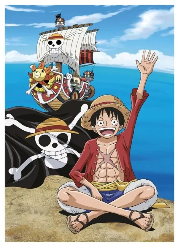 One Piece Hello polár takaró 100x140cm