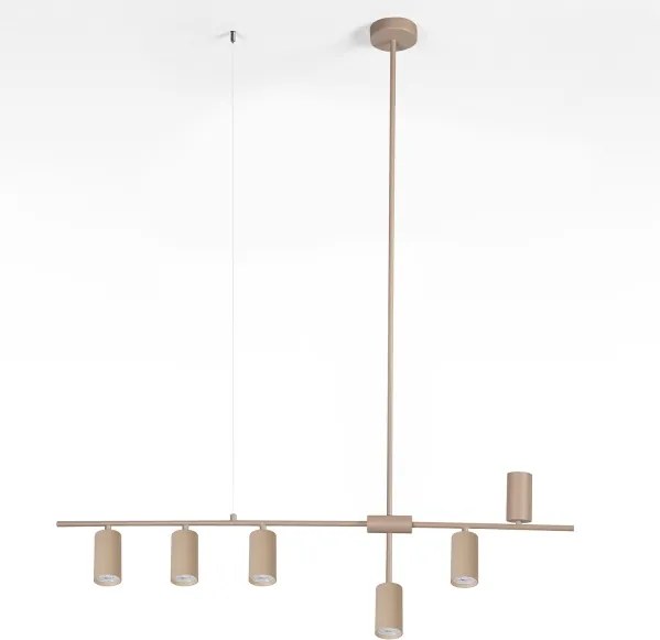 Brilagi - CRANE kábeles csillár 6xGU10/30W/230V bézs