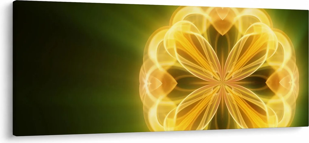Sárga virág képe (120x50 cm)