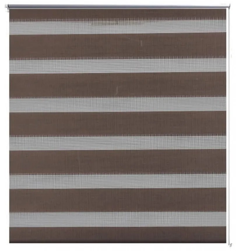 Zebra roló 137 x 175 cm Kávészínű