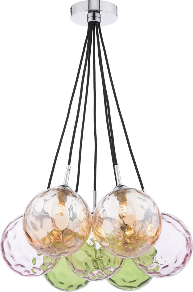 Dar Lighting Elpis ELP342-MIX Függőlámpa 7x25w/g9 ip20