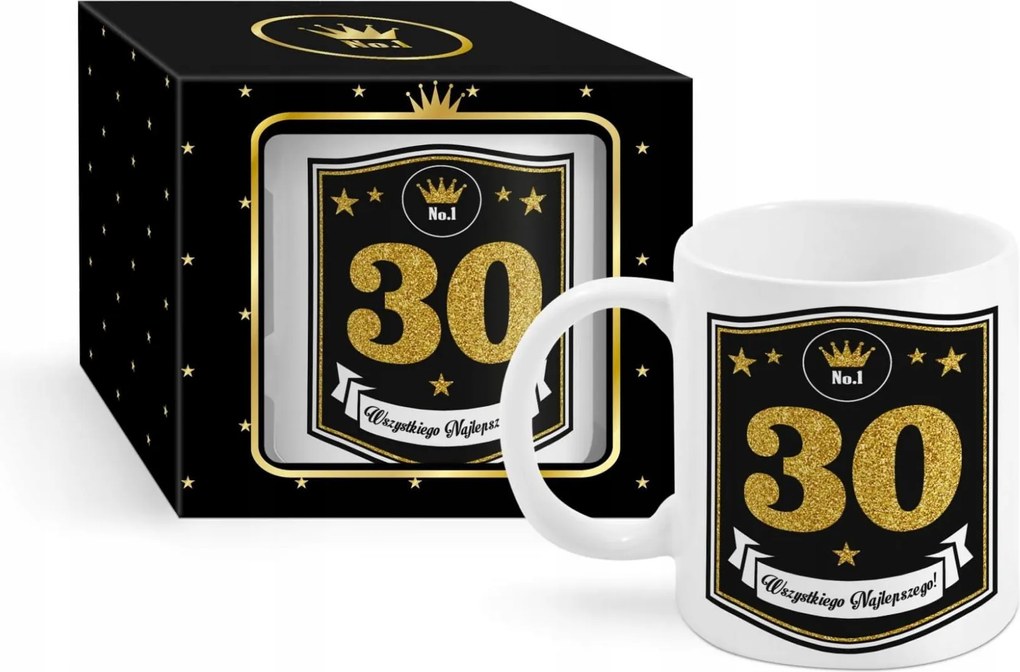 Boss szülinapi bögre dobozban 30év