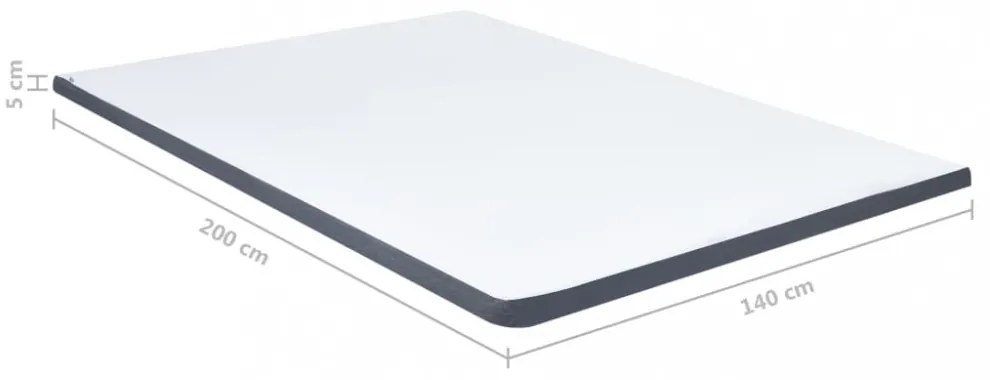 dobozrugós ágymatracfedő 200 x 140 x 5 cm