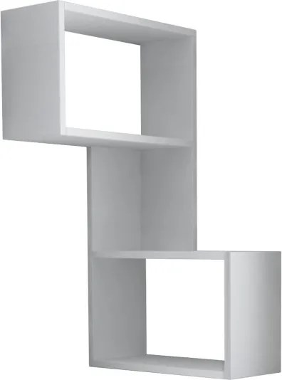 Part fali polc, fehér, 47 cm