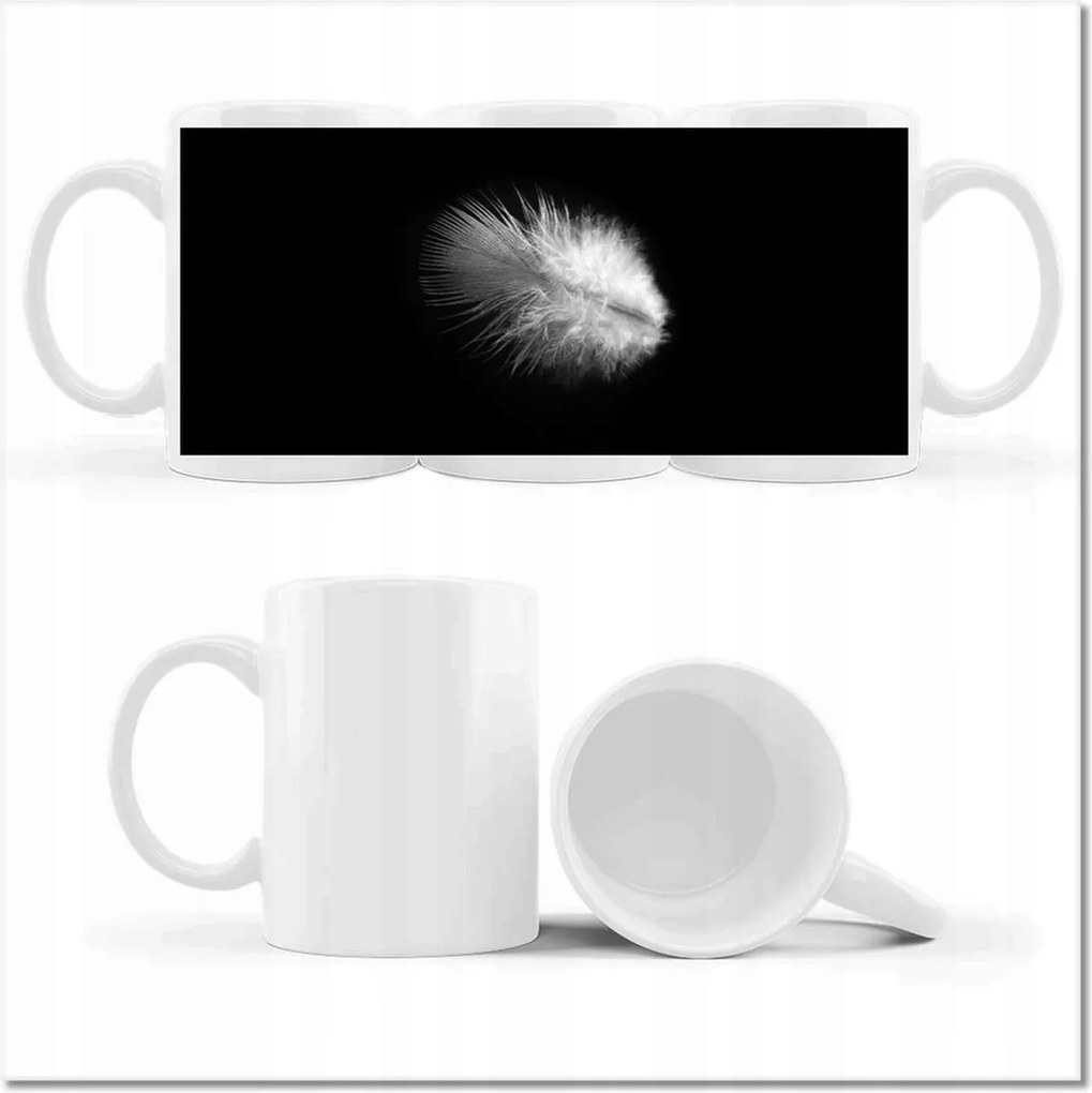 Nyomott mintás bögre Finom toll doboz