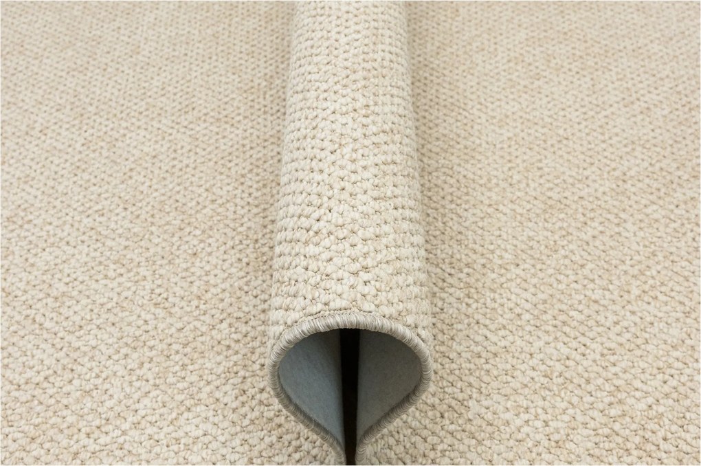 Hurkapálca Szőnyeg New Topáz Melange Bézs Krémszínű Vastag Szövésű 100x150 cm