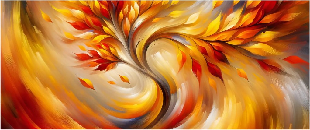 Kép - Őszi fa (120x50 cm)