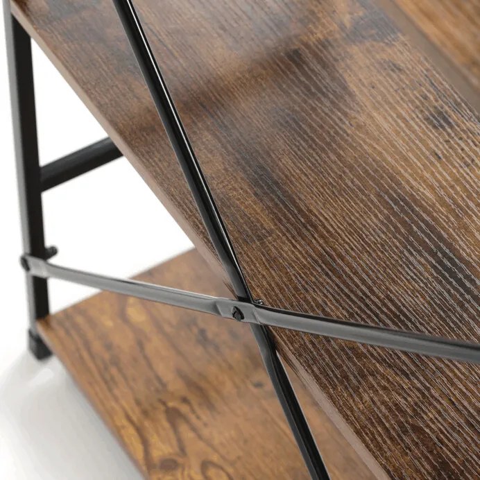 Regál, mdf, hnědá, GD-223 OLW