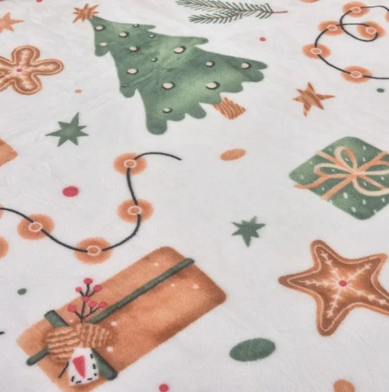 Karácsonyi mikroplüss ágyneműhuzat 200x140cm+90x70cm TiaHome