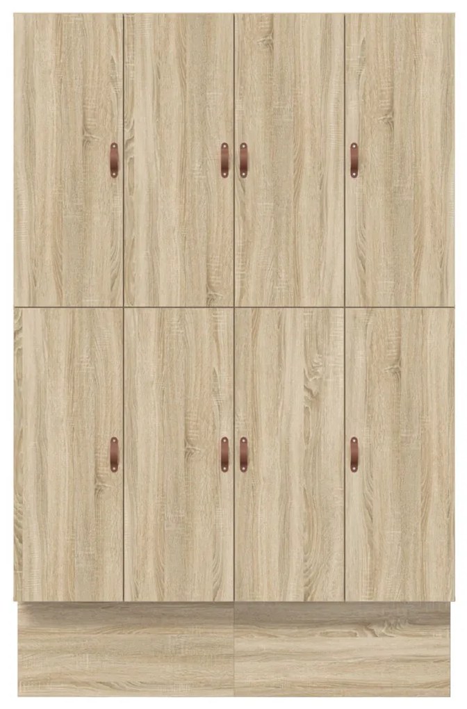 Ágykeret tárolóval Sonoma tölgy 226.5 x 140 x 31.5 cm Faanyag