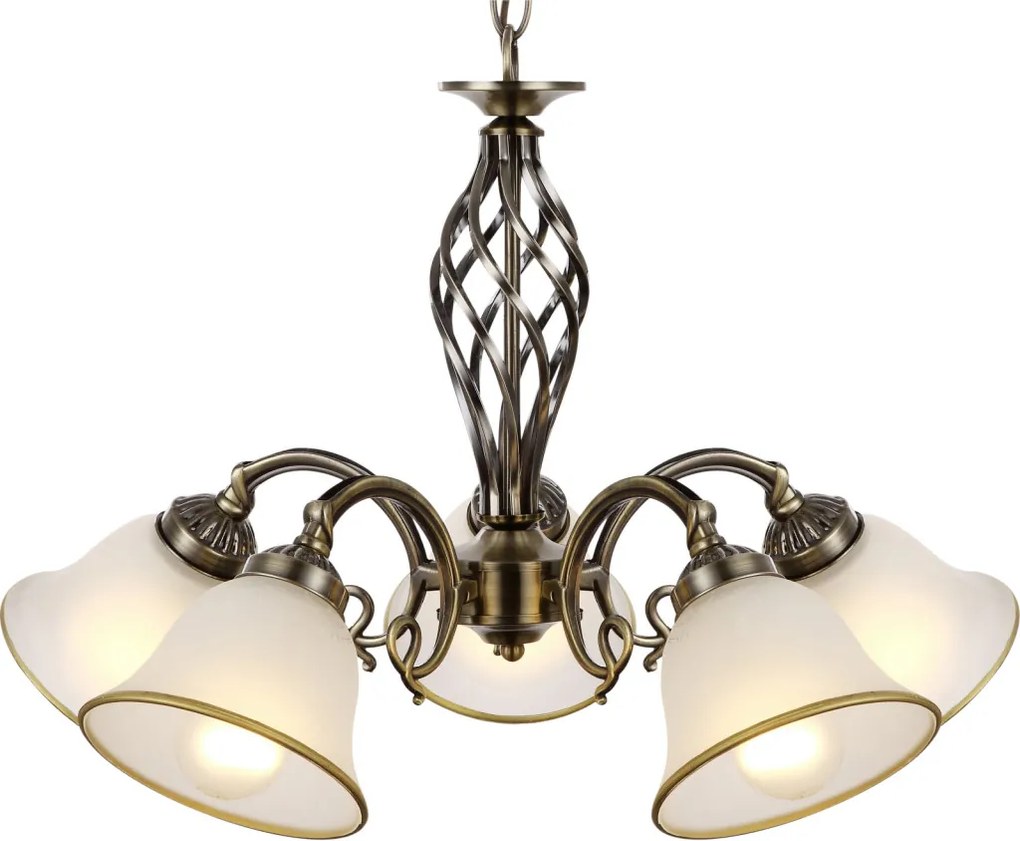 Csillár Antik bronz ODIN GLOBO-60208-5