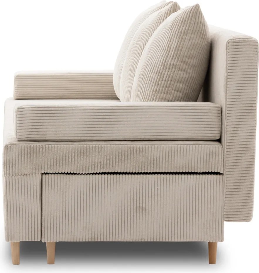 Fireze kanapé, kordbársony, bézs