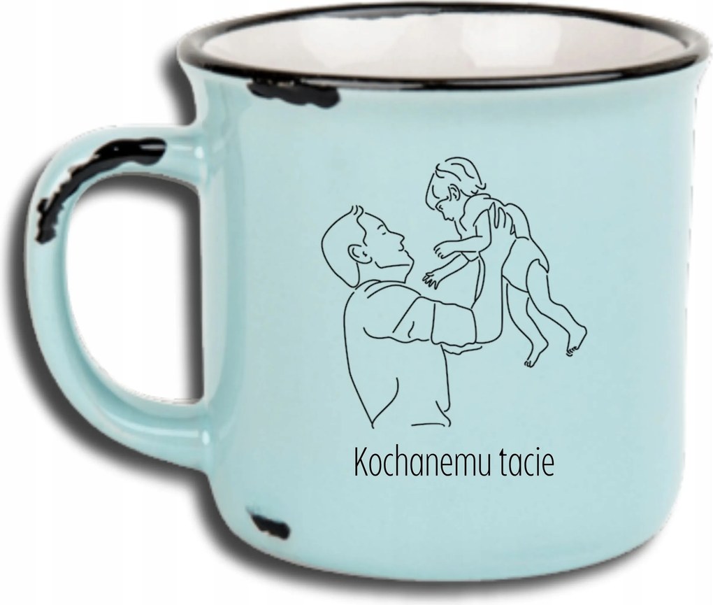 Bögre Kék Retro Vicces Apák Napi Ajándék Kedves Apának