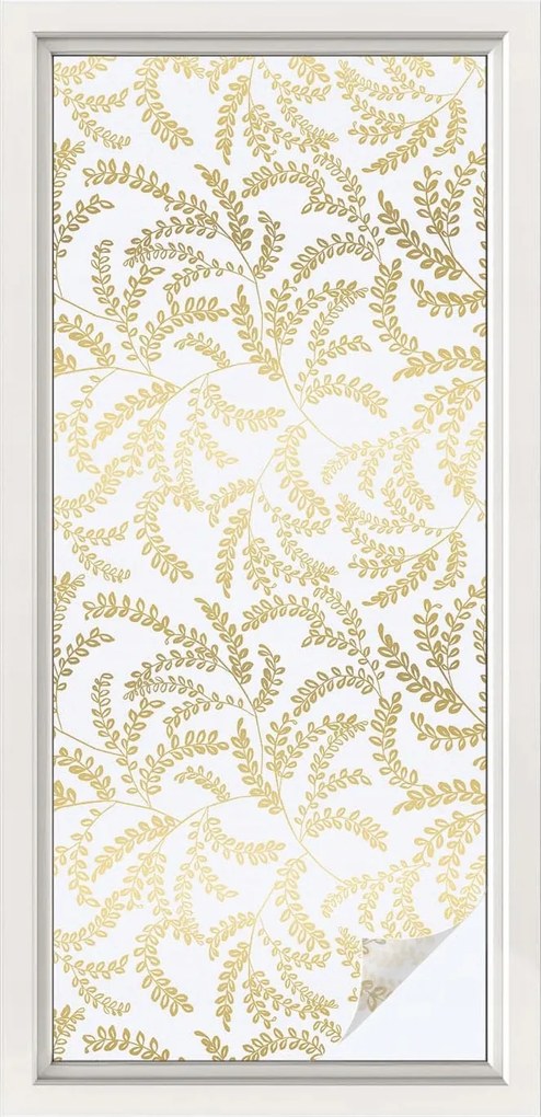 Furnérfólia Adatvédelem Szélvédőkhöz és Ablakokhoz Növényi mintás 50x116 cm