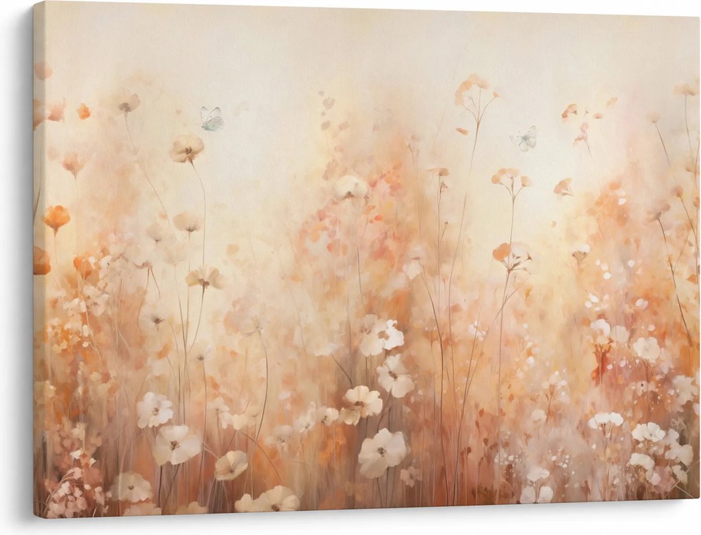 Kép - Vadvirágok mintája (70x50 cm)