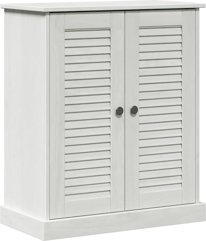 vidaXL Fürdőszoba Székény VIGO Fehér és Antik Fehér 68 x 34 x 80 cm