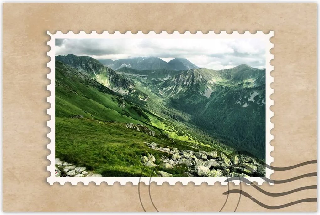 Poszterek 90x60 Tátra Lengyel hegyek Kilátás