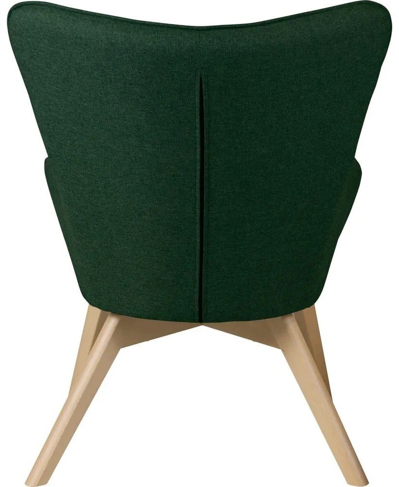 Sötétzöld fotel Niko – Ropez