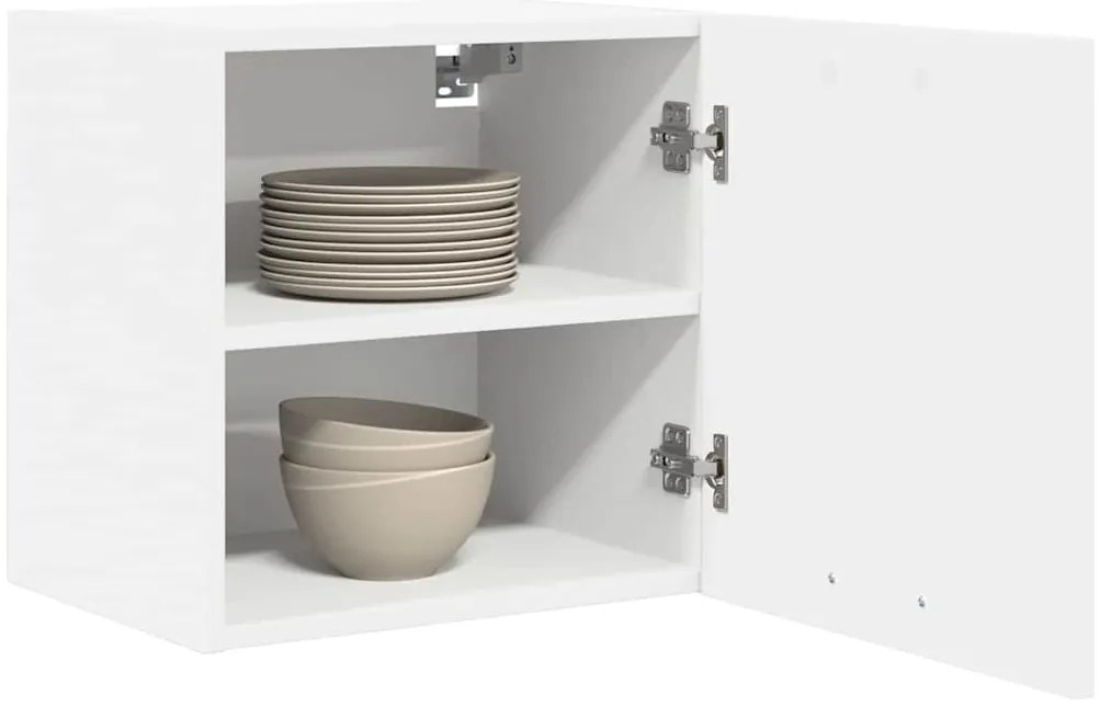 Függő szekrény ajtóval Riga 2 pcs Fehér 40 x 31 x 40 cm Faanyag