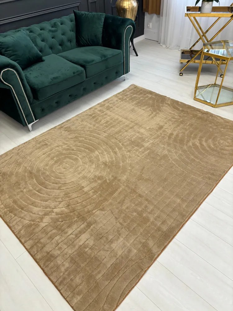 Salerno 3664 bézs shaggy szőnyeg 120x170 cm