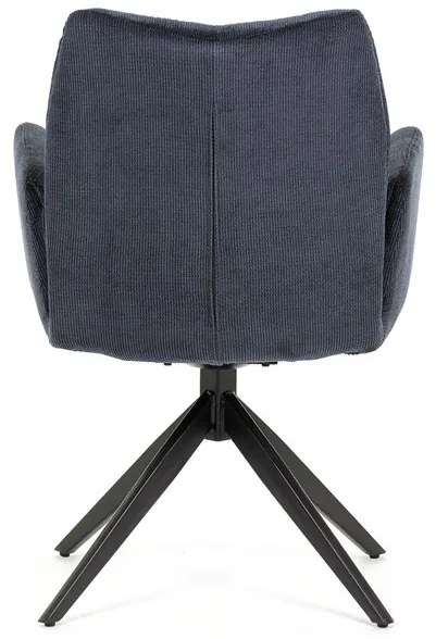 Étkezőszék kék szövetkárpittal. HC-993 BLUE2