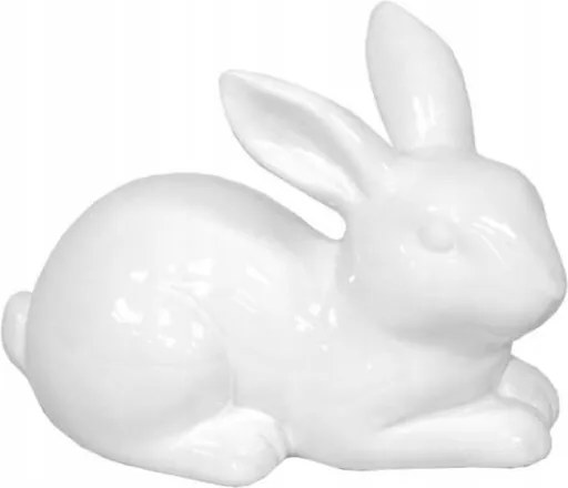 Húsvéti figura kerámia fehér nyúl 14,5 cm Art-Pol 111688